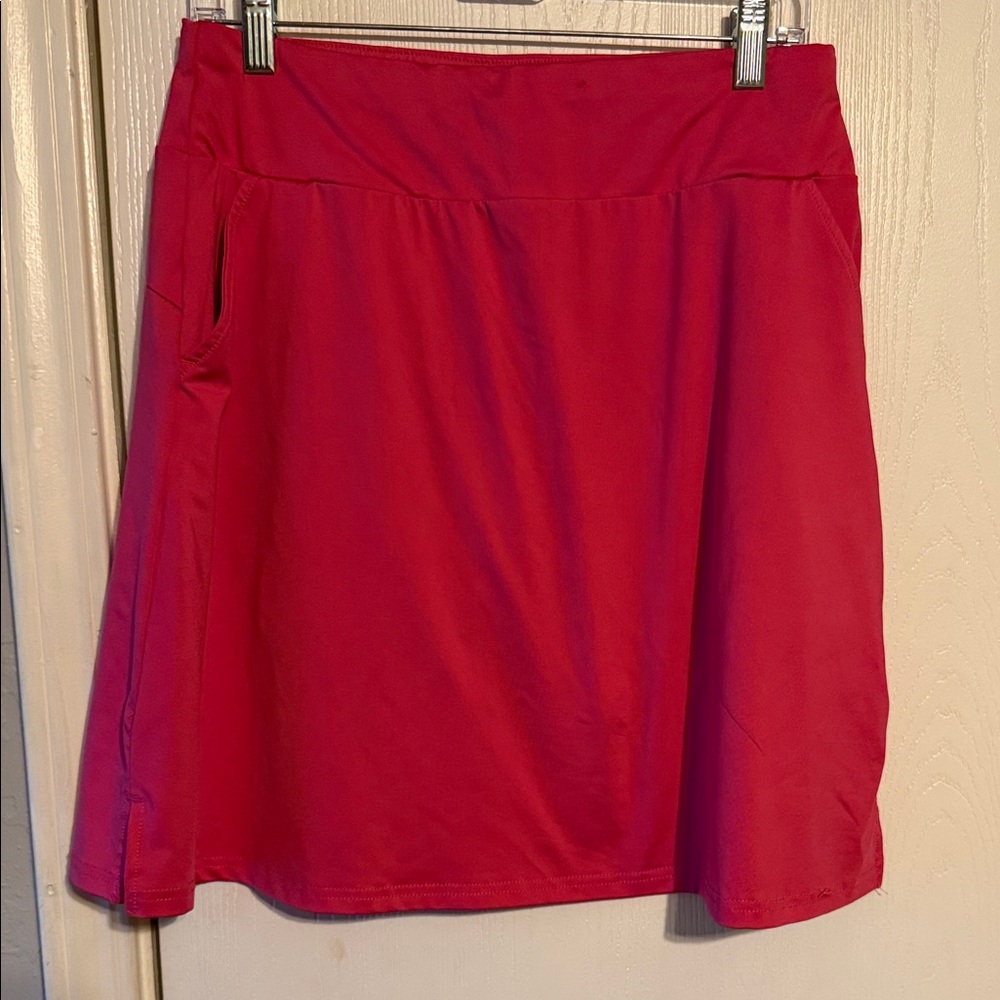 Chic A-Line Hot Pink Skort